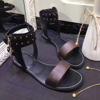 Pineapple sandals new rome high aid rivet feet shoes